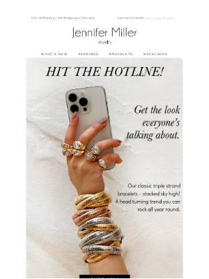 Jennifer Miller Jewelry - Hit the Hotline! 🤳