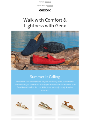 Geox - Blue Skies, Easy Vibes: Upgrade Summer Dressing With Geox