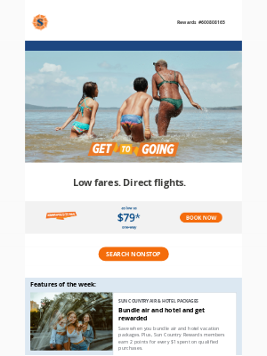 Sun Country Airlines - Low fares, nonstop flights from New York City, NY/Newark, NJ