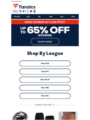 National Basketball Association (NBA) - TODAY ONLY! Score Up To 65% Off