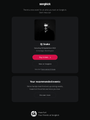 Songkick - Just announced: DJ Snake