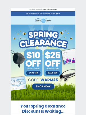 WebEyeCare - Don’t Miss It! Spring Clearance Savings Inside 🌼