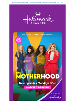 Hallmark Channel (Crown Media Holdings, Inc.) - The Motherhood Sweepstakes is Here!