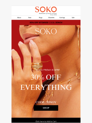 Soko - 🌟🌟🌟Unlock 30% off and gift meaningfully today! 🌟🌟🌟