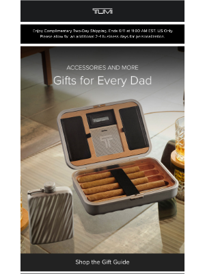 TUMI - Enjoy Free 2-Day Shipping For Father’s Day