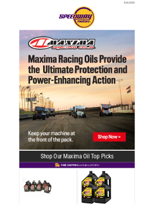 Speedway Motors - Get the Most Out of Your Engine with Maxima Racing Oils