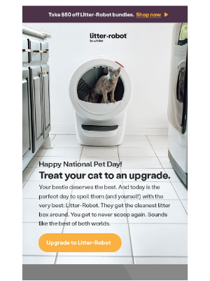 Litter-Robot - Happy National Pet Day!