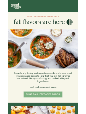 Good Eggs - Fall Flavors Are Here 🍂 Soups, Kits & More