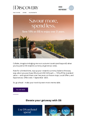 Discovery Loyalty - Top up your D$ – the easy way
