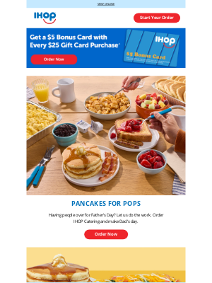 IHOP - Get IHOP Catering this Father’s Day