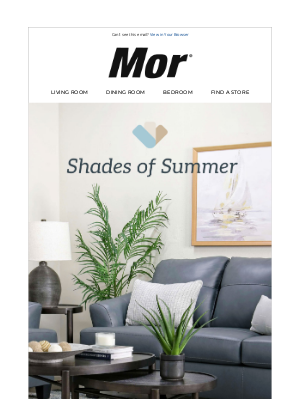 Mor Furniture for Less - Shades of summer ☀️