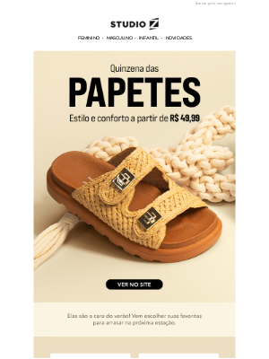 Studio Z (Brazil) - 🤩A partir de R$49,99: quinzena das papetes