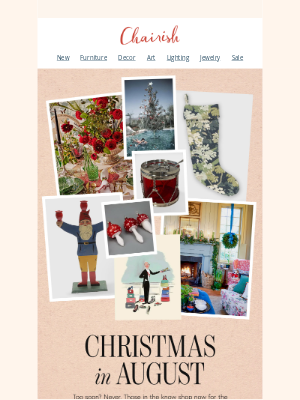 Chairish - Summering with Santa