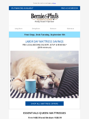 Bernie & Phyl's Furniture - Essentials Queen Mattresses starting at $488.99! 😴