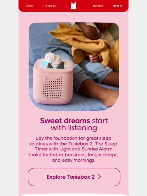 tonies - Too much bounce at bedtime?