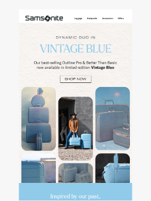 Samsonite - Just Landed: Vintage Blue
