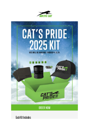 Arctic Cat - Cat's Pride Kit has arrived!