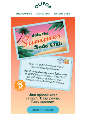 OLIPOP - Join the Summer Soda Club! 🥤