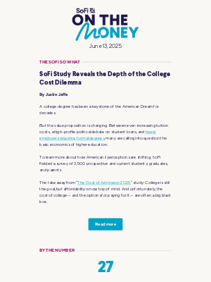 SoFi - 💸 Rethinking the cost of college