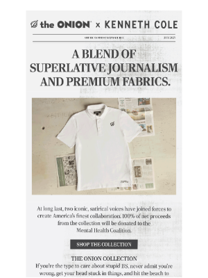 Kenneth Cole - The Onion x Kenneth Cole