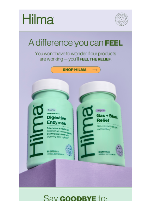 Hilma - your gut deserves the best 🍋