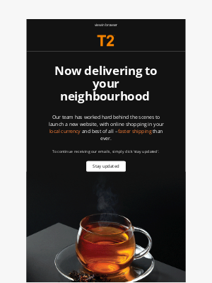 T2 Tea (Australia) - We've got exciting news!