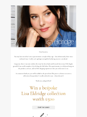 Lisa Eldridge - Thank you x