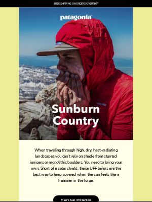 Patagonia - Sun protection for high exposure