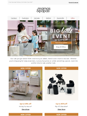 Mamas & Papas (United Kingdom) - 😍 New Lines Added |  SAVE up to 40%