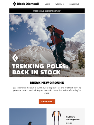 Black Diamond Equipment - Restocked: Our Popular Trail Trekking Poles