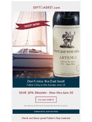 Gift Basket - Hurry, Father's Day is Fast Approaching