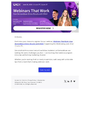 On3 Recruits - Last chance: Go behind the scenes of a top webinar program