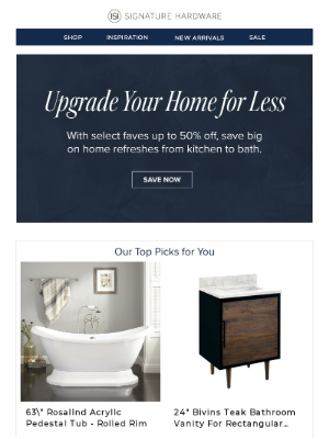 Signature Hardware - Going quick: best sellers at the best price 🚨