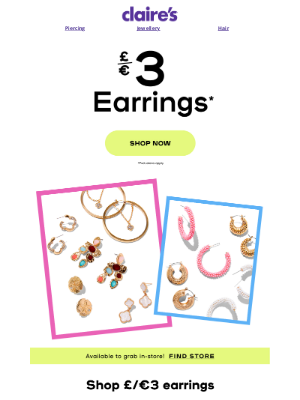 Claire's - Are you in your new piercing era? 💅