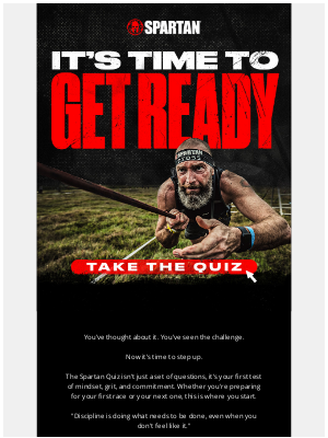 Spartan Race Inc. - You Haven’t Taken the Quiz Yet. Why Wait?