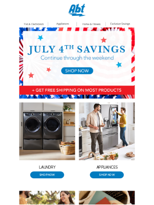 Abt Electronics - Stars, Stripes & Savings at Abt