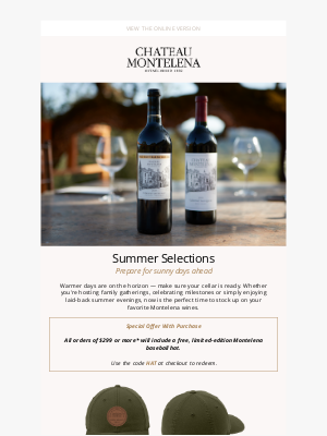 Chateau Montelena Winery - Kickstart Your Summer With Montelena