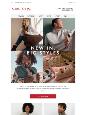 Matalan (United Kingdom) - Autumn outfit staples start here