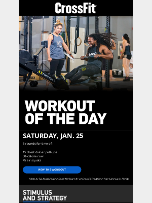 CrossFit Inc. - 250125 Workout of the Day: Movement Interference