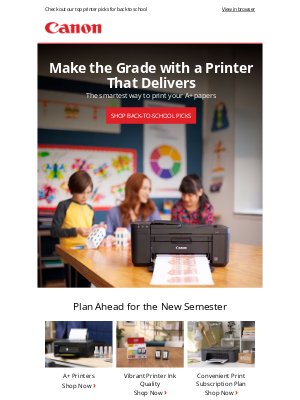 Canon - Print Like a Pro This School Year🖨️✅