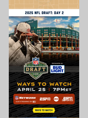 Los Angeles Chargers - The 2025 NFL Draft Presented By Bud Light Rolls On With Rounds 2 & 3!
