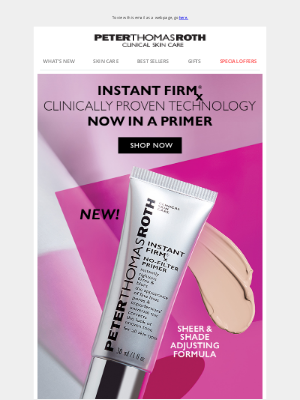 Peter Thomas Roth - NEW Instant FIRMx® No-Filter Primer