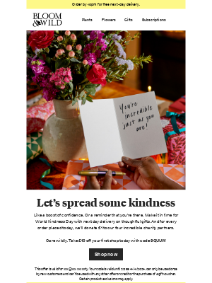 Psst — World Kindness Day is tomorrow