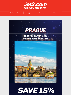 Jet2 (United Kingdom) - ✈ Prague is written in the stars this winter