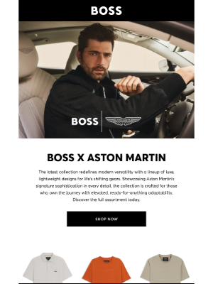 HUGO BOSS - Discover the new BOSS x Aston Martin collection