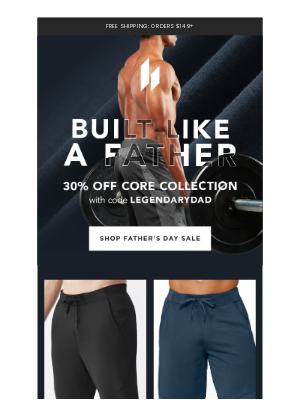 HYLETE LLC - 30% OFF for the Dads Who Train Harder