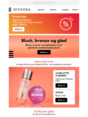 Sephora (Denmark) - Glowy-makeup til sommeren☀️