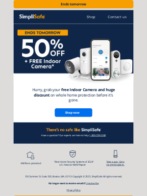 SimpliSafe - Miss this deal? Not today