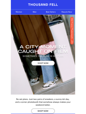 Thousand Fell - A BESTIE, A PHOTO BOOTH, AND A REALLY GOOD SNEAKER