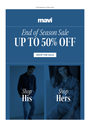 End of Season Sale 👖 Starts Now